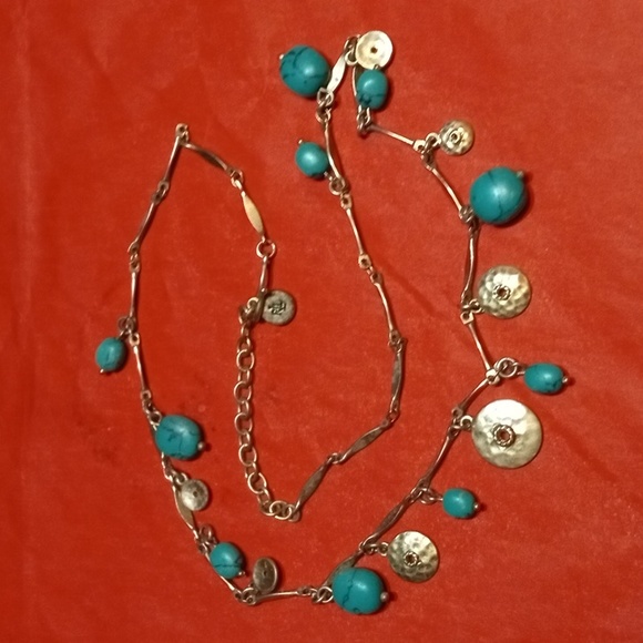 Ralph Lauren Jewelry - Ralph Lauren 18" howelight and gold tone necklace.(sku 119)